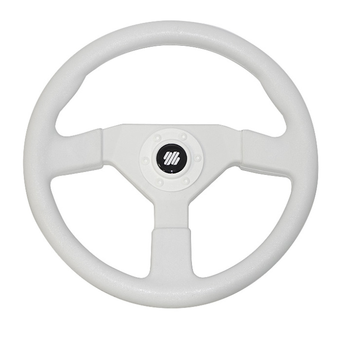 Колесо рулевое Ultraflex 350мм белое ударопрочный термопластик (V.38W)